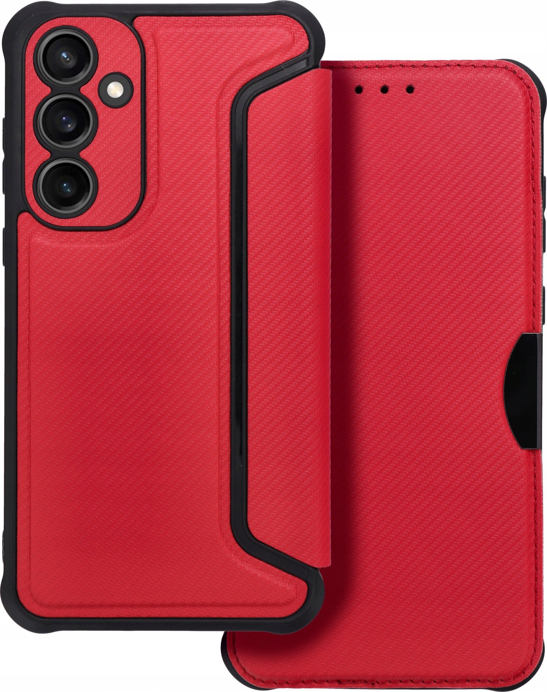 OEM Kabura RAZOR Book do SAMSUNG A55 5G czerwony