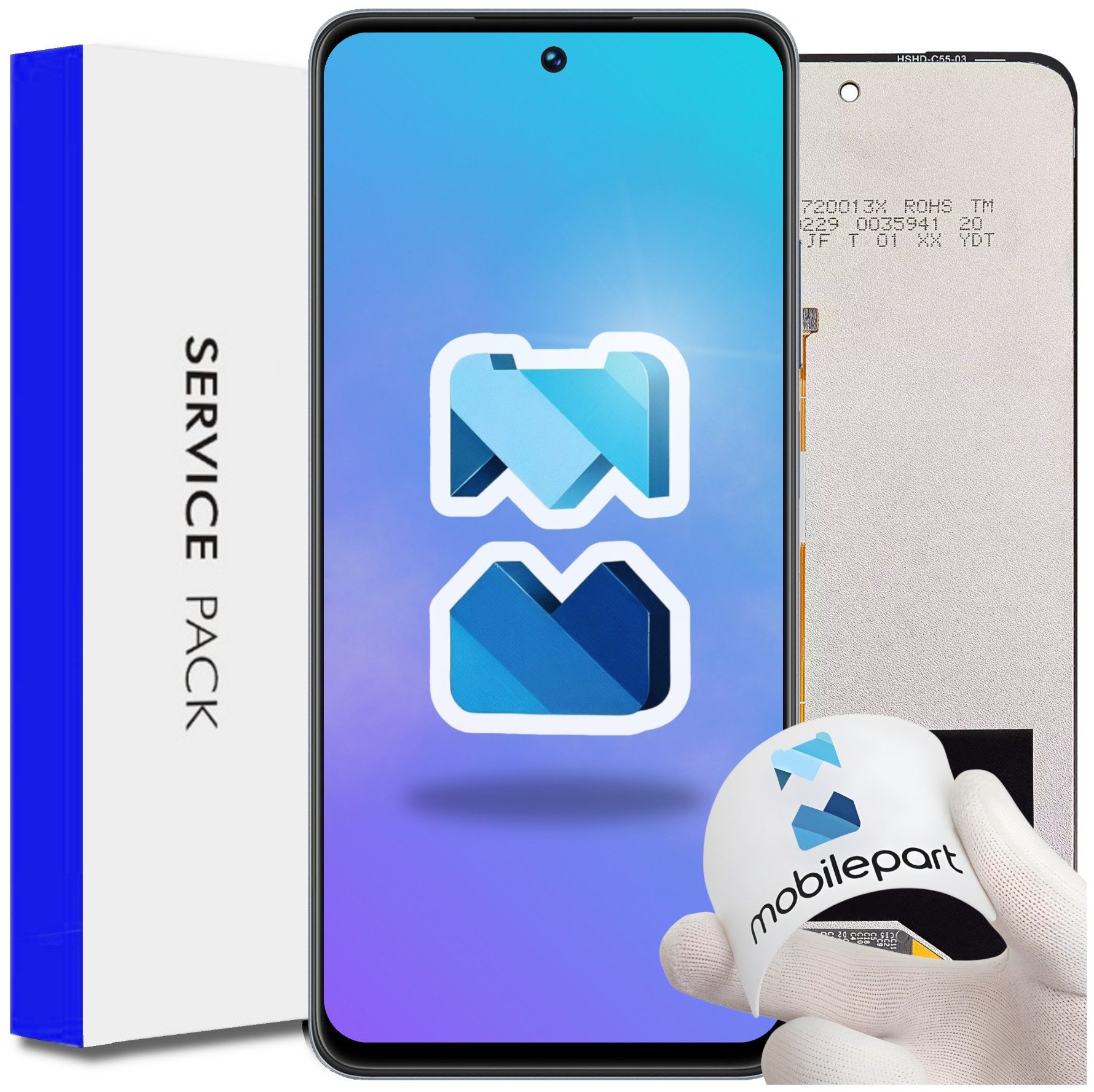 Wyświetlacz do Oppo A58 4G LCD CPH2577 Ekran Oryginał Mobilepart