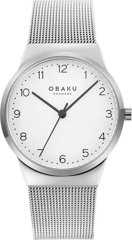 Zegarek OBAKU Zegarek damski Obaku Denmark V255LXCIMC srebrny