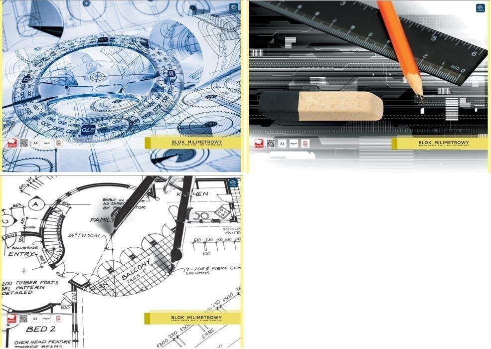 Interdruk Blok milimetrowy A3/20K (10szt)