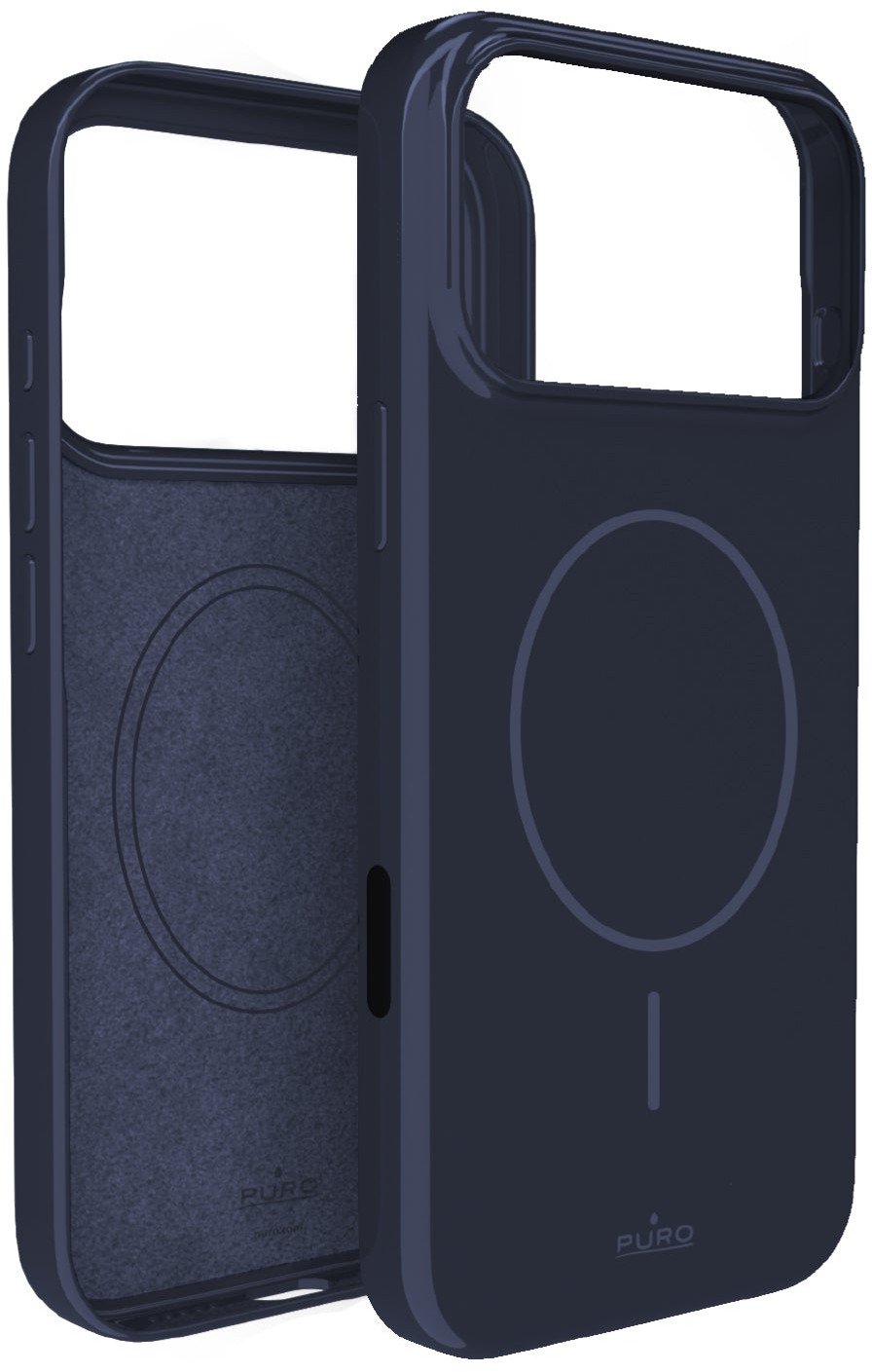 Etui ochronne Puro Pulse na iPhone 17 Pro Max poliwęglanowe - ciemnoniebieskie