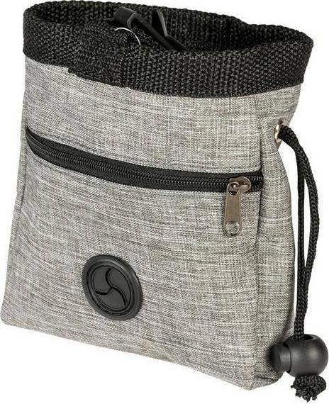 Duvo+ Saszetka na smakołyki dla psa, szara 7x14x14cm