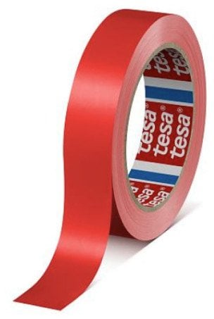 tesa Packband 66m x 25mm rot