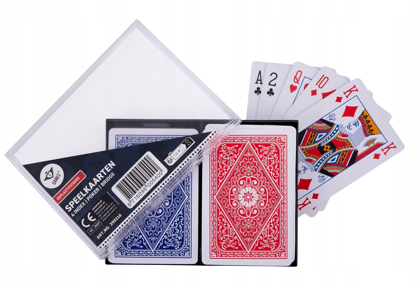 Karty 2 talie w etui LONGFIELD