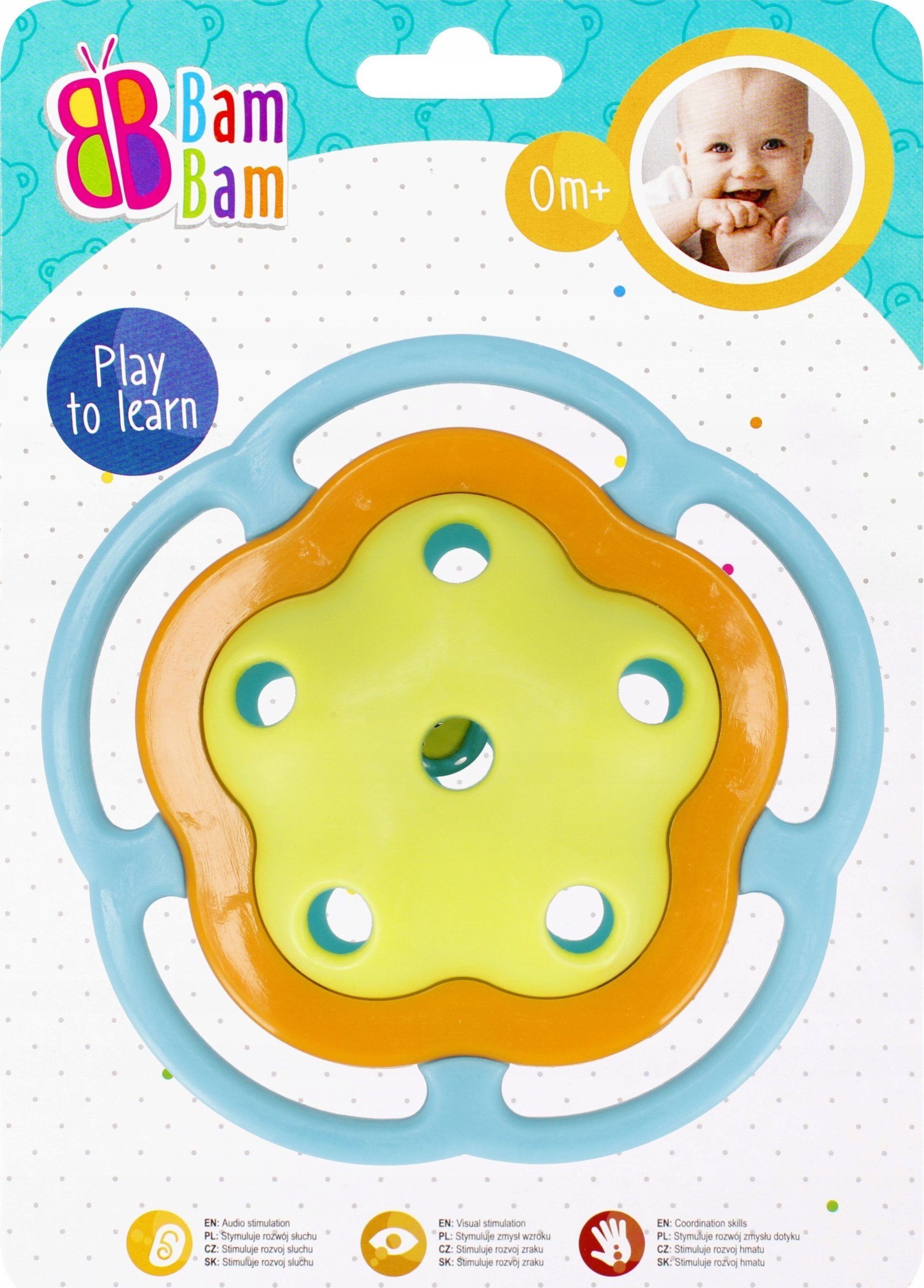 BamBam BAM BAM GRZECHOTKA KWIATUSZEK 15X20X4 B/C 24/96