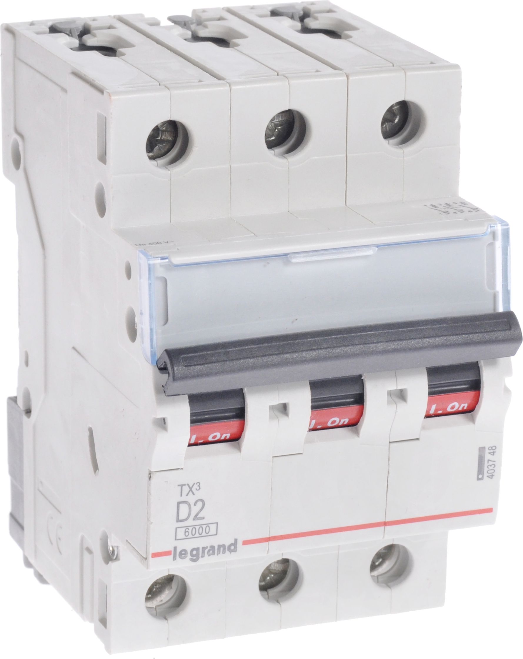 Legrand Wyłącznik nadprądowy 3P D 2A 6kA AC S303 TX3 (403748)