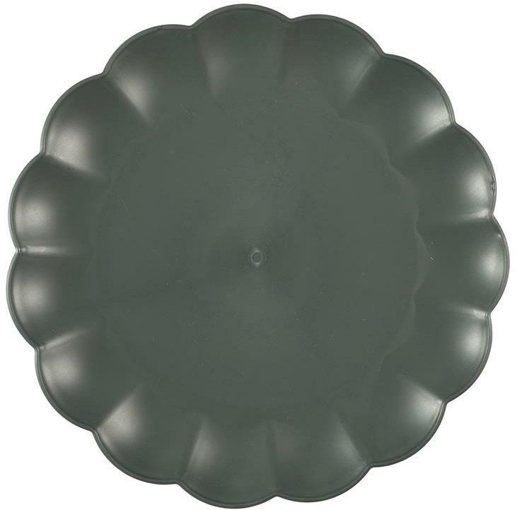 INTESI TALERZ OBIADOWY IRIS 25,5CM SZARY CIEMNY