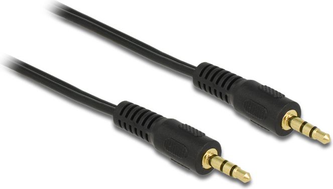 Kabel Delock Jack 3.5mm - Jack 3.5mm 2.5m czarny (84001)