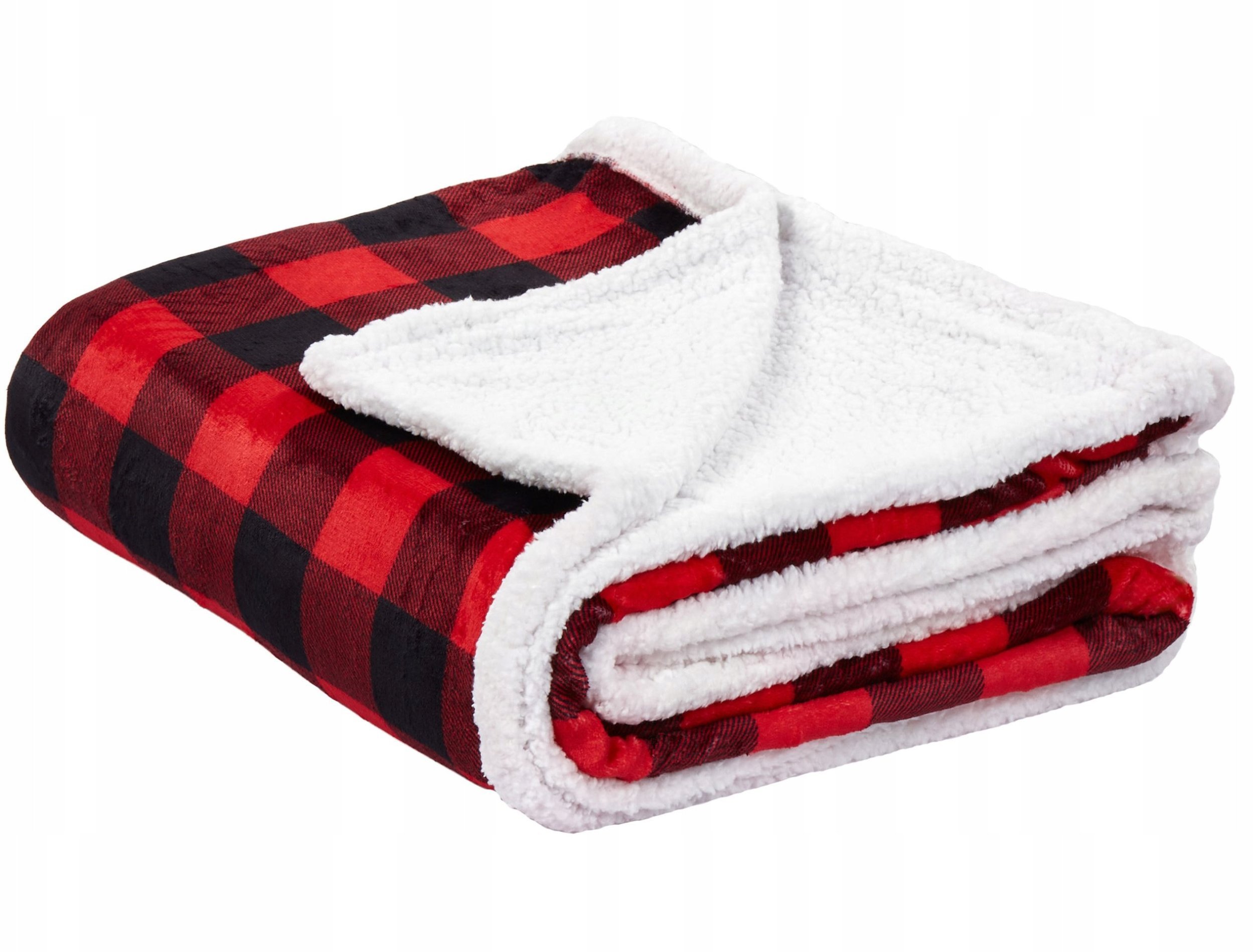 Beliani Koc LIQUORICE 150 x 200 cm Czerwony