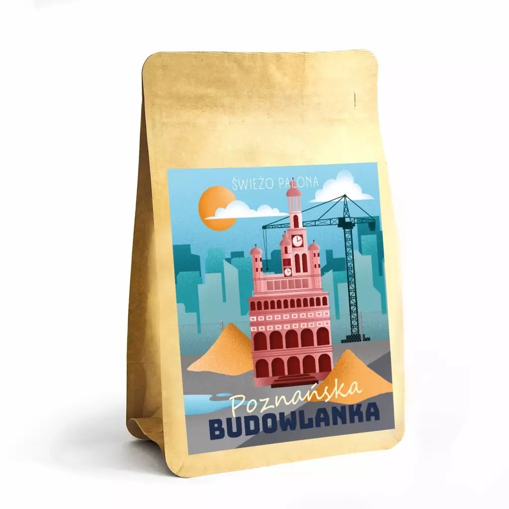 Kawa ziarnista Świeżo Palona Poznańska Budowlanka 250 g