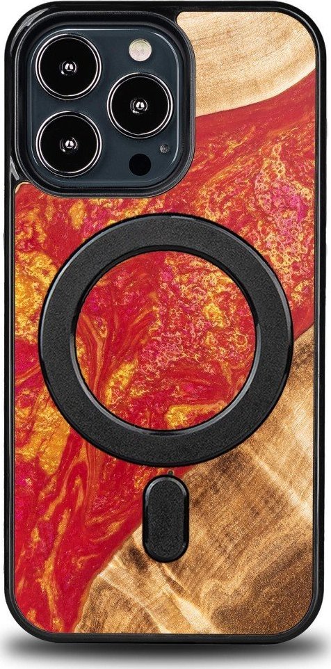 BeWood Etui Bewood Unique na iPhone 13 Pro - Neons - Paris z MagSafe