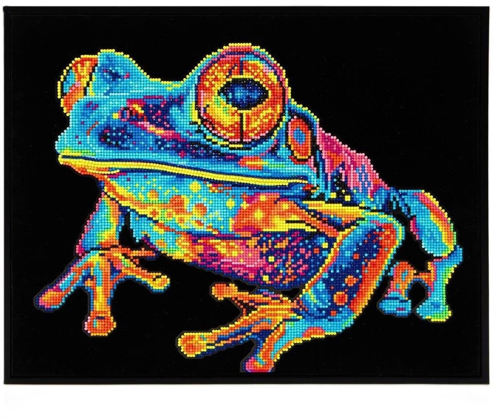 DIAMOND DOTZ Diamond Dotz - Adults Flocked Neon Tree Frog