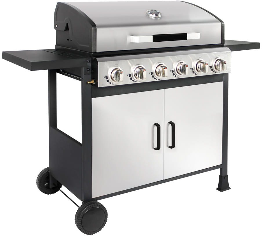 GRILL GAZOWY Z 6 PALNIKAMI BRENNER BR-G6N
