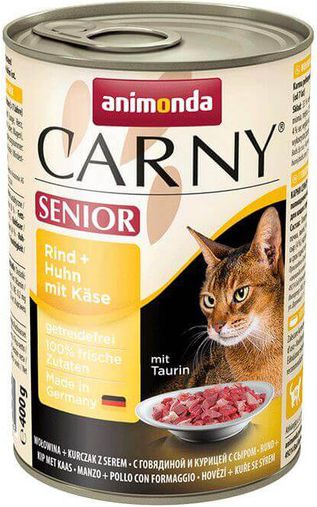 Animonda CARNY Senior Wołowina, kurczak i ser 400g