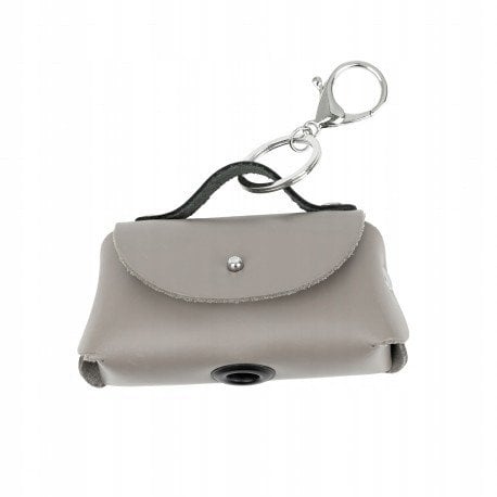 Torebka sk�rzana do woreczk�w na odchody, szara