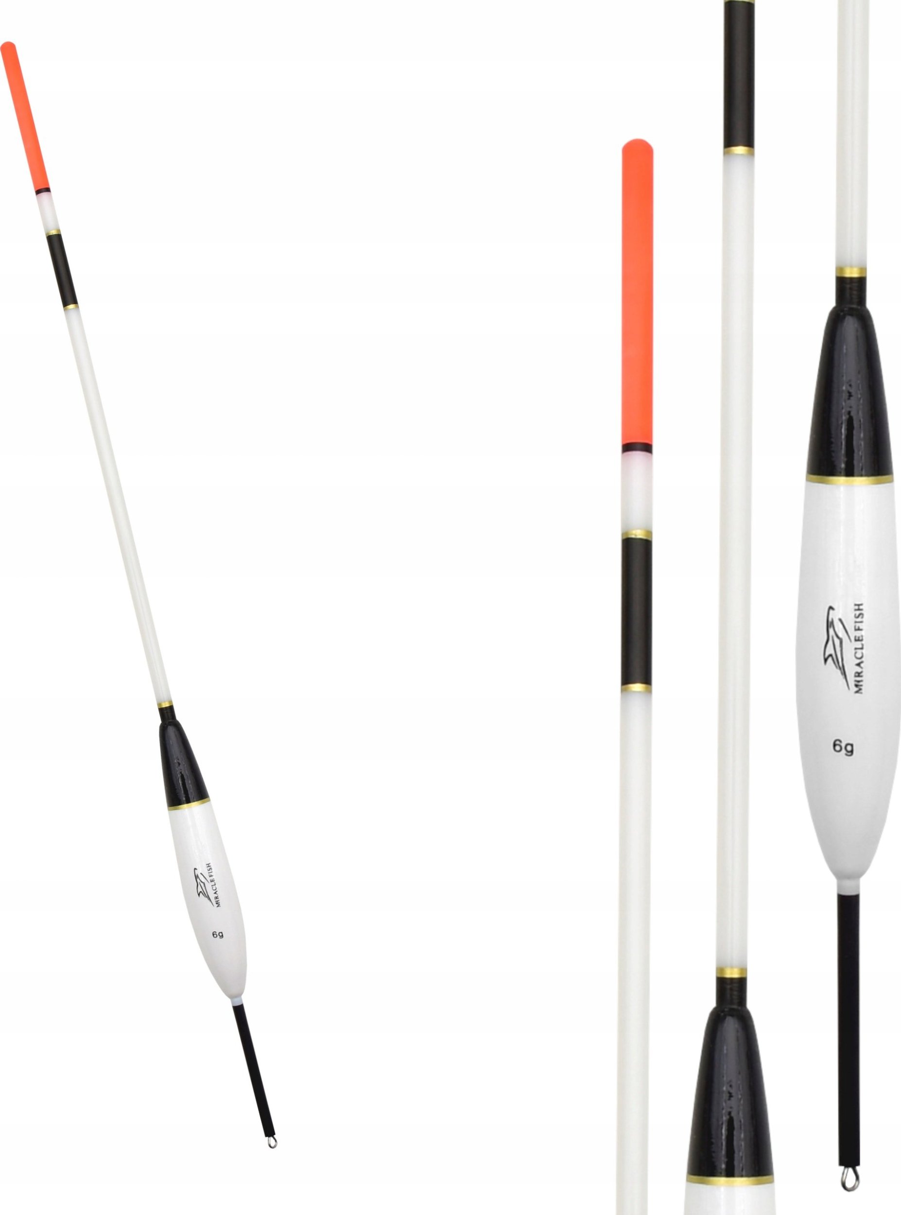 Miracle Fish Spławik Przelotowy Miracle Fish wyporność 6 g wysokość 29,5 cm