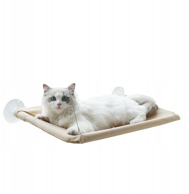 Legowisko OKIENNE dla KOTA 55x35cm DUŻE Wygodne HAMAK LEŻAK NA OKNO do 20kg