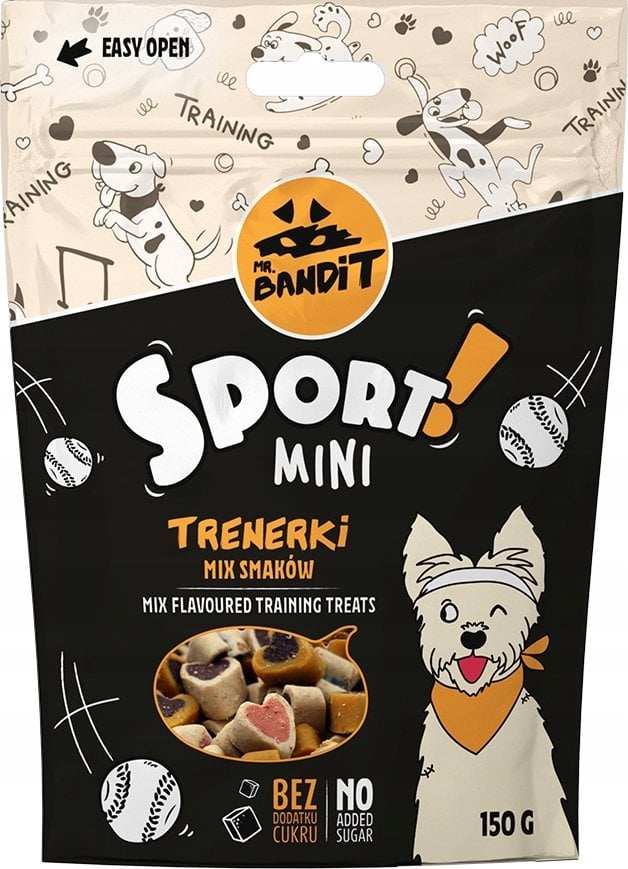 VetExpert VetExpert Mr.Bandit SPORT MINI Trenerki mix smaków - Przysmak dla psów - 150g