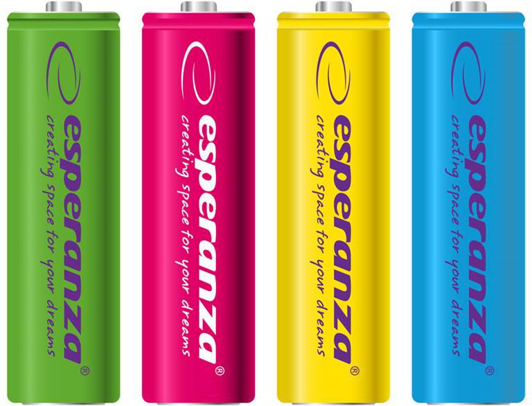 Esperanza Akumulator mix AA / R6 2000mAh 4 szt.