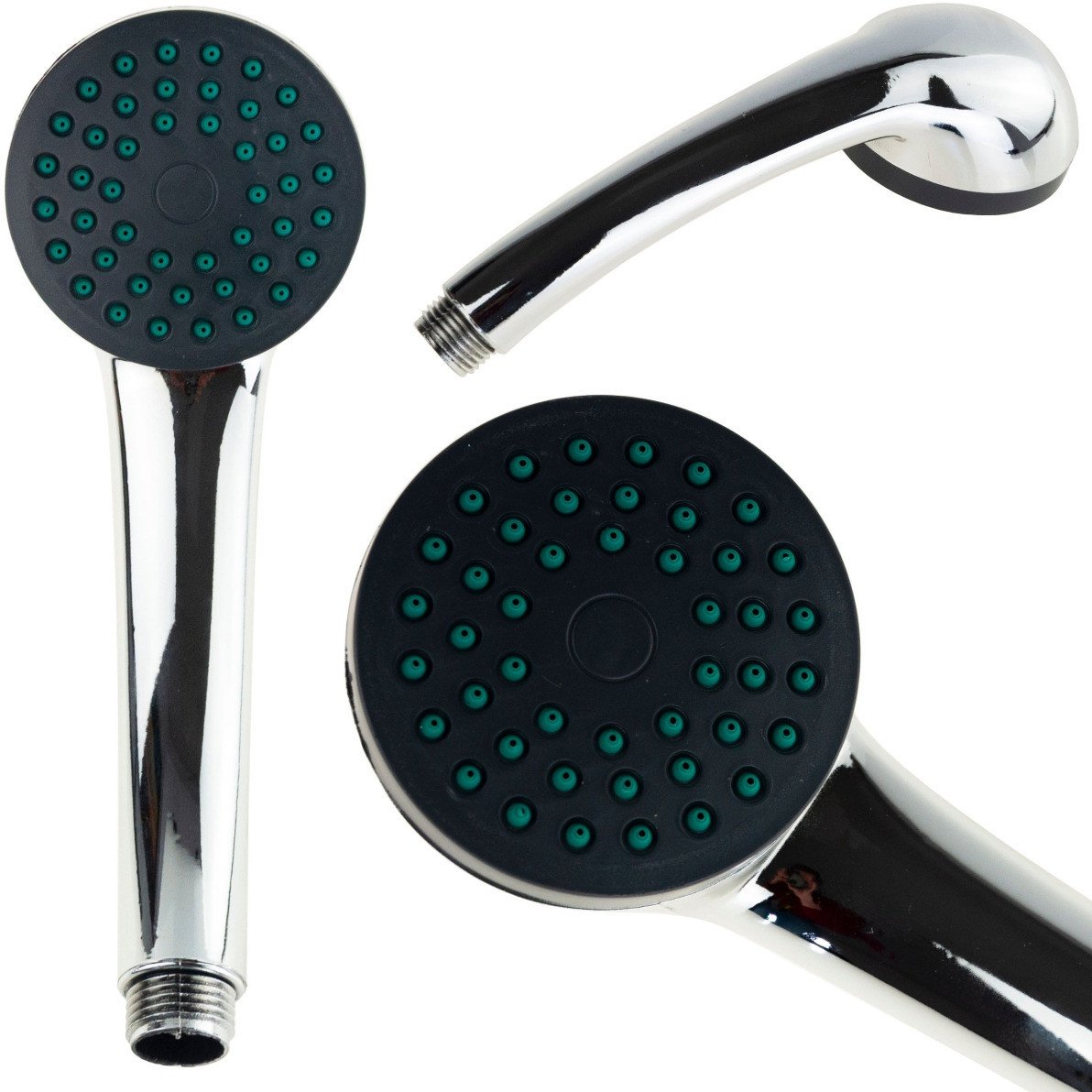 TG64637 SŁUCHAWKA PRYSZNICOWA NATRYSKOWA DO PRYSZNICA CHROM PRYSZNIC RĘCZNY