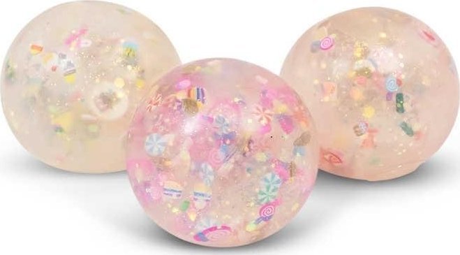 Zestaw trzech imprezowych piłeczek antystresowych