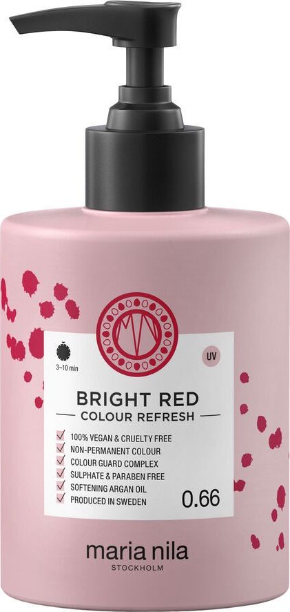 Macadamia Maria Nila Colour Refresh Farba do włosów 300ml 0,66 Bright Red
