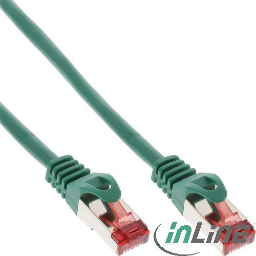 InLine Patchcord, Cat.6, S/FTP, 3m, zielony (76403G)
