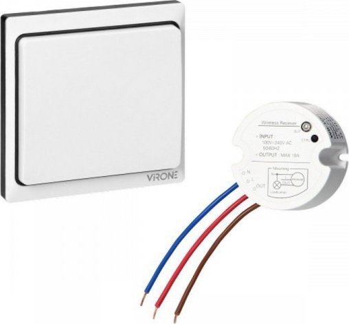 Virone WÅÄCZNIK BEZPRZEWODOWY BEZBATERYJNY Z ODBIORNIKIEM