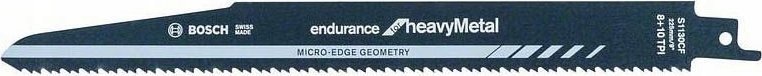 Piła szablasta Bosch Bosch sabre saw blade S 1130 CF Endurance for Metal, 25 pieces (length 225 mm)