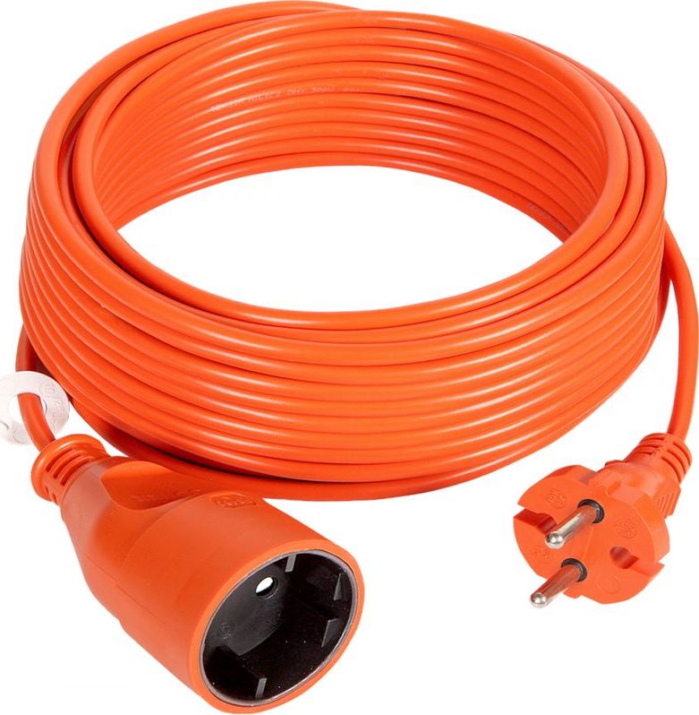 Orno Przedłużacz ogrodowy pomarańczowy zalewany, 1x2P+Z 10m, OMY 2x1mm2, 230VAC/10A OR-AE-13168/10M