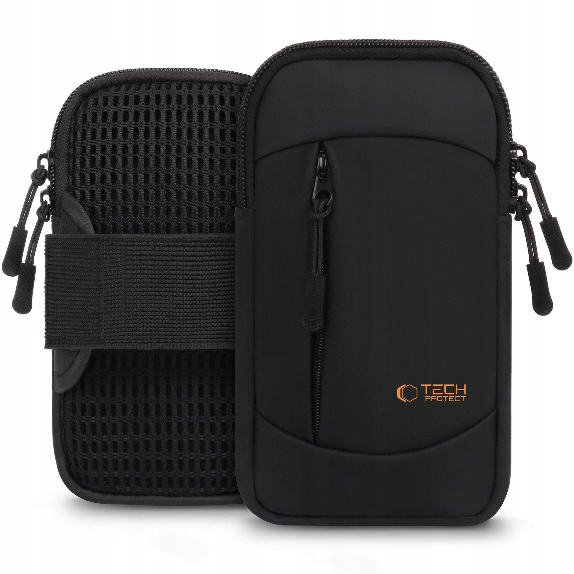 TECH-PROTECT M6 UNIVERSAL SPORT ARMBAND BLACK/ORANGE