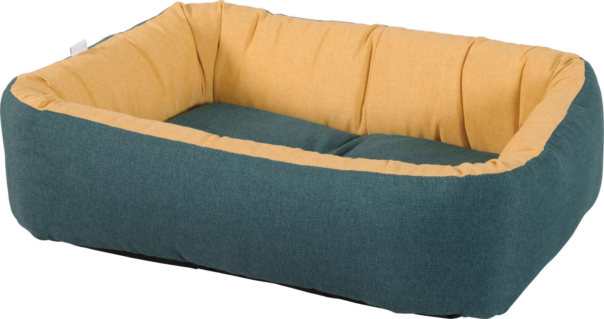 Zolux Legowisko prostokątne dla psa ONE SPRINGBOK 65 cm zielony/żółty