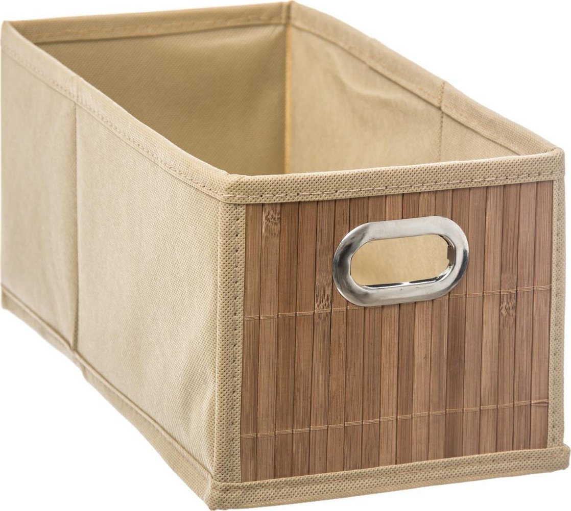 5five Kosz/ pojemnik 15x31 bambusowy naturalny