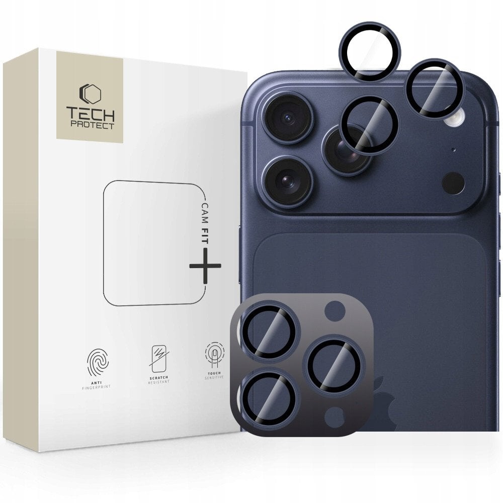 OSŁONA APARATU TECH-PROTECT CAMRING FIT+ IPHONE 14 PRO / MAX / 15 PRO / MAX / 16 PRO / MAX / 17 PRO / MAX DEEP BLUE