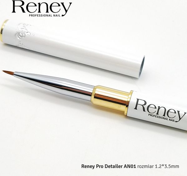 Reney Cosmetics Pędzelek Reney Pro Detailer AN01 1.2*3.5mm uniwersalny