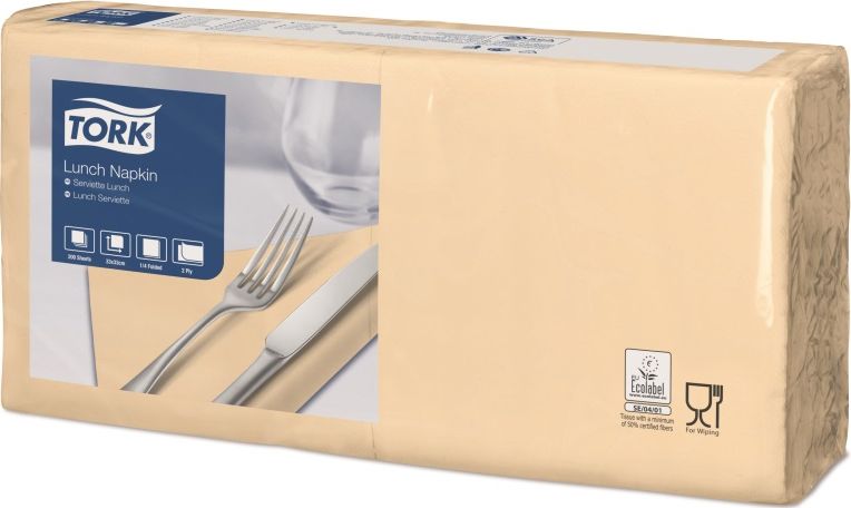 Tork Tork - Serwetki lunchowe, advanced, 2-warstwowe - Piaskowe