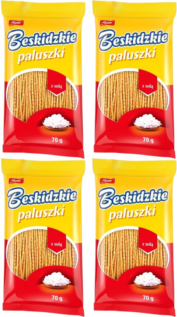 Beskidzkie Paluszki z solą 70 g x 4 sztuk
