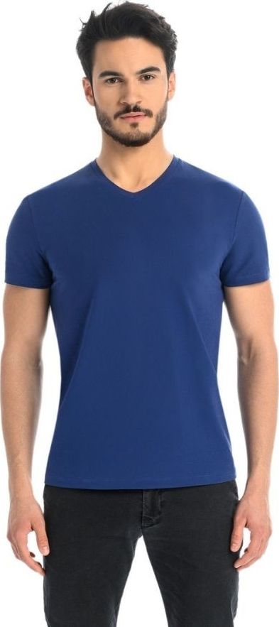 Teyli T-shirt męski bawełniany Dany V jeans 3XL Jeans