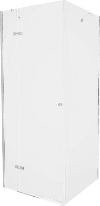 Mexen Mexen Roma kabina prysznicowa uchylna 110 x 110 cm, transparent, chrom - 854-110-110-01-00