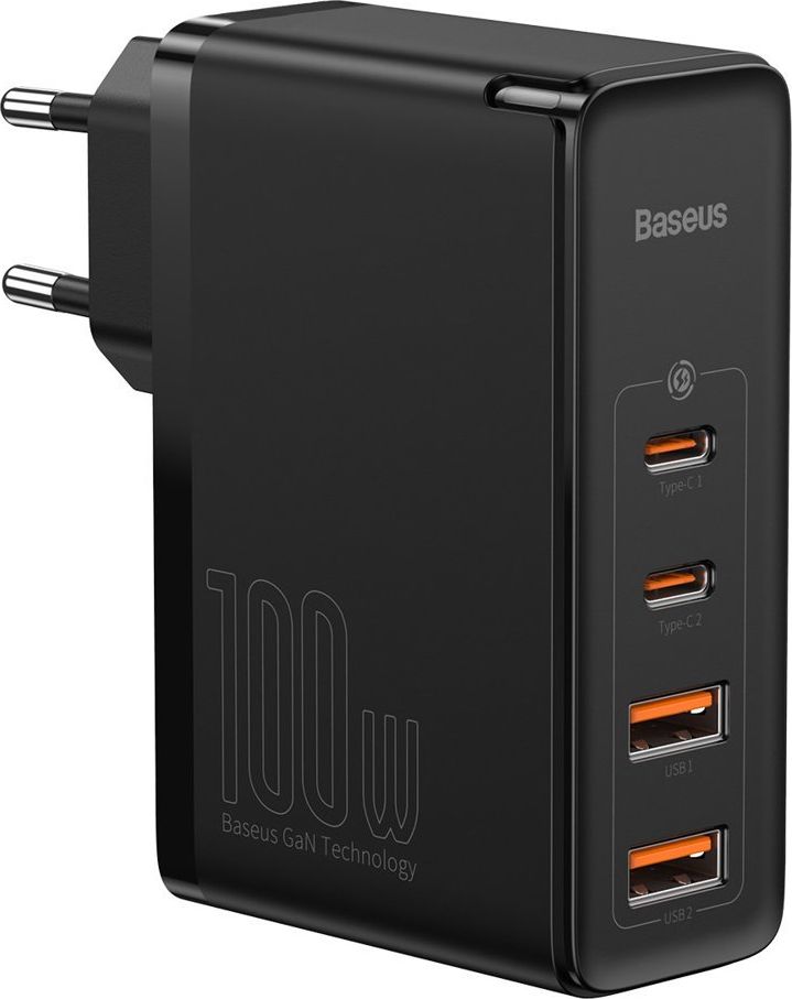 Ładowarka Baseus GaN2 Pro 2x USB-A 2x USB-C 3 A (BSU2726BLK)