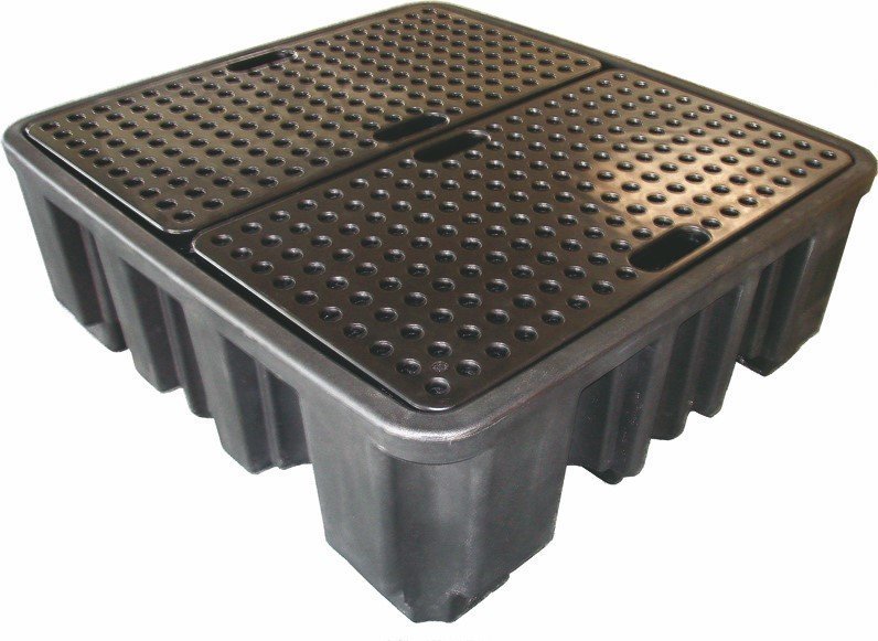 Topserw Paleta wychwytowa na 4 beczki o pojemności 485 l, wym. 1380 x 1290 x 480 mm