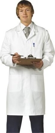 Portwest C852 Fartuch biały. - granatowy M