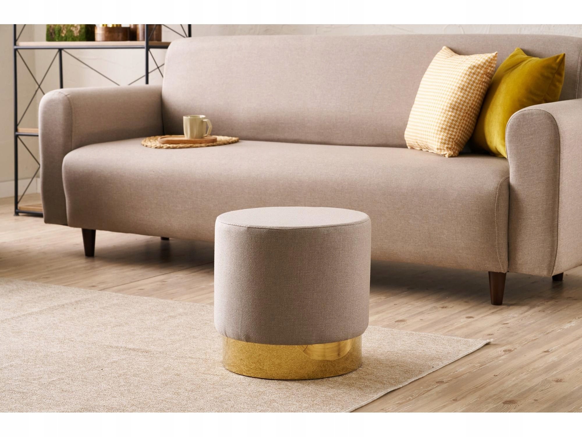 Pufas Bodrum, smėlio spalvos