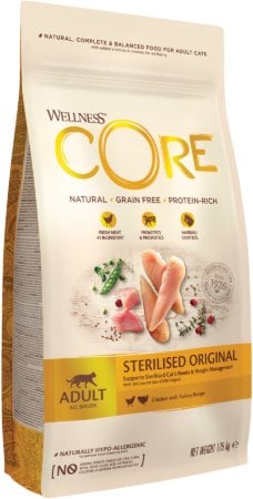 CORE Cat Adult Sterilized Chicken with Turkey Recipe 1,75 kg