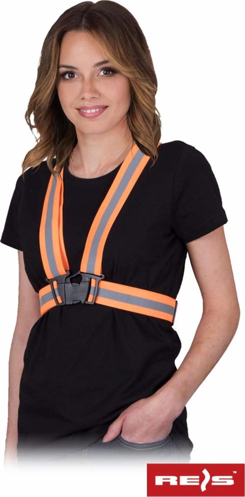 R.E.I.S. KOS-STRAPE - Szelki z pasami odblaskowymi - żółty - UNI