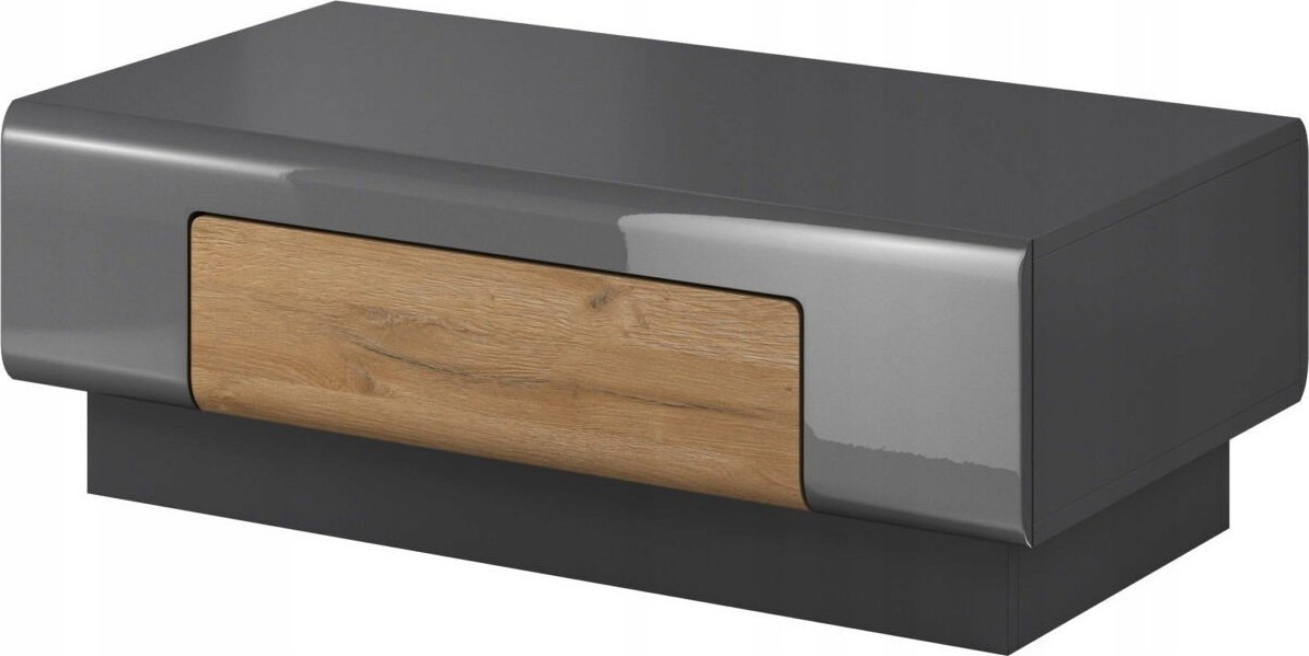 Helvetia Stolik kawowy blat prostokątny HLV 110 x 60 x 39cm antracyt