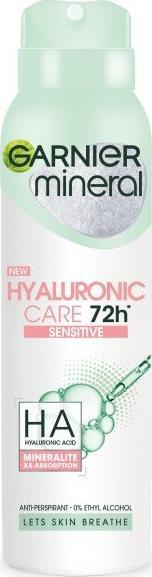 Garnier GARNIER_Mineral Hyaluronic Care 72H dezodorant w spray Sensitive 150ml