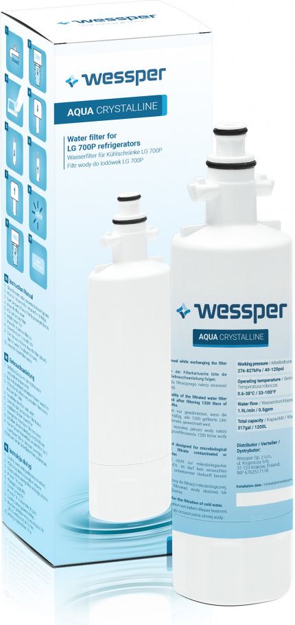 Wessper Wessper Aqua Crystalline – filtr wkład wody do lodówki LG