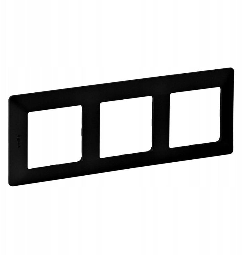 Legrand VALENA LIFE ramka triple czarna 754253