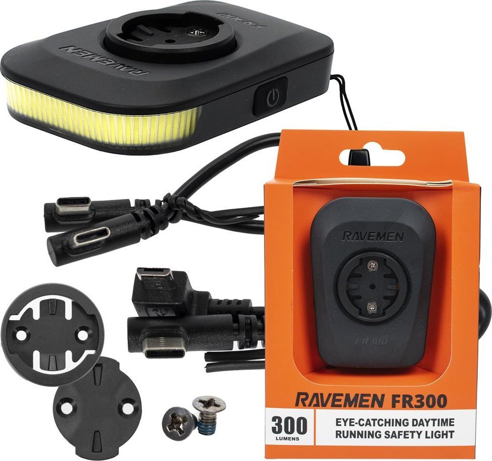 Ravemen Lampka przednia Ravemen FR300, 300 lumenów, czarna